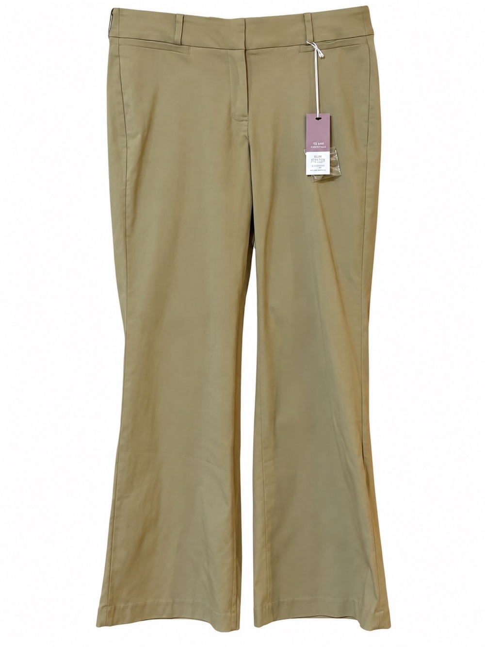 Lane Bryant The Allie Bootcut Pants 14R NWT Khaki Sexy Stretch
